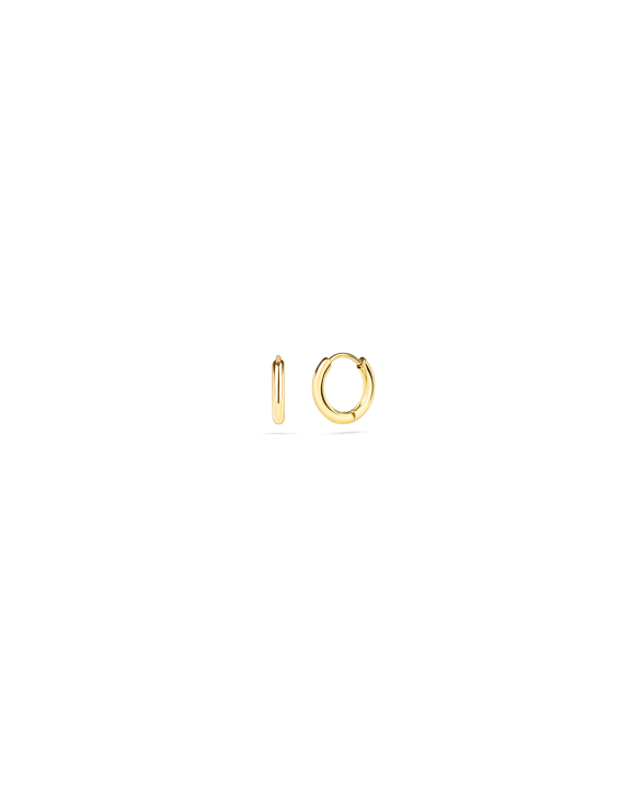 ANI Jewels - Plain Huggie Hoops Gold