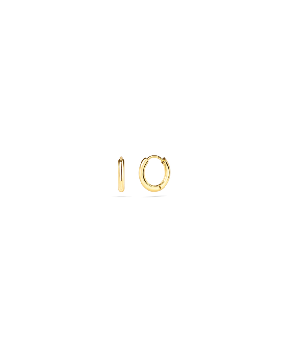 ANI Jewels - Plain Huggie Hoops Gold