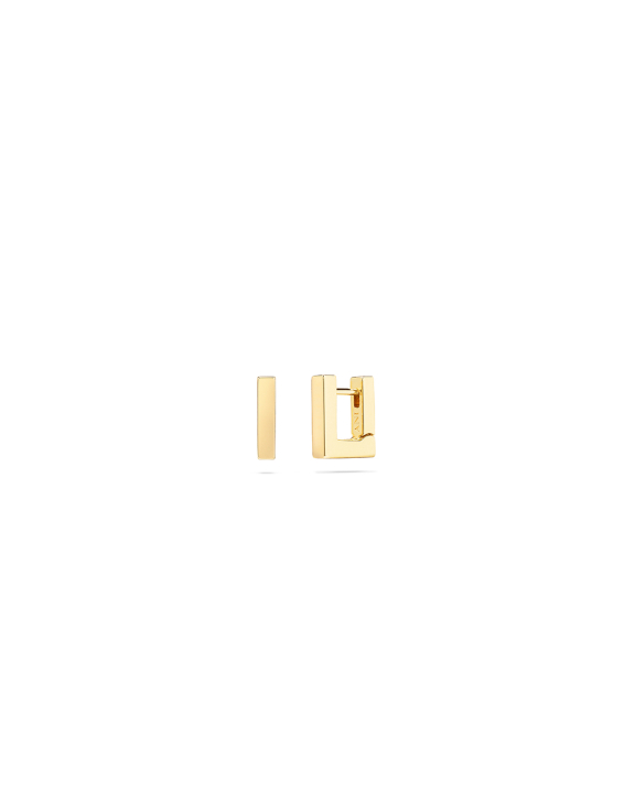 ANI Jewels - Plain Pen Huggie Gold