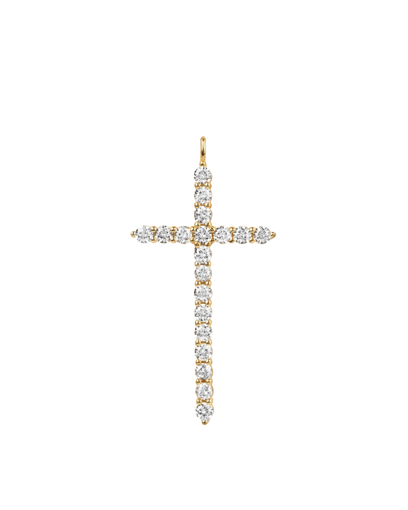 Large Cross Pendant Gold