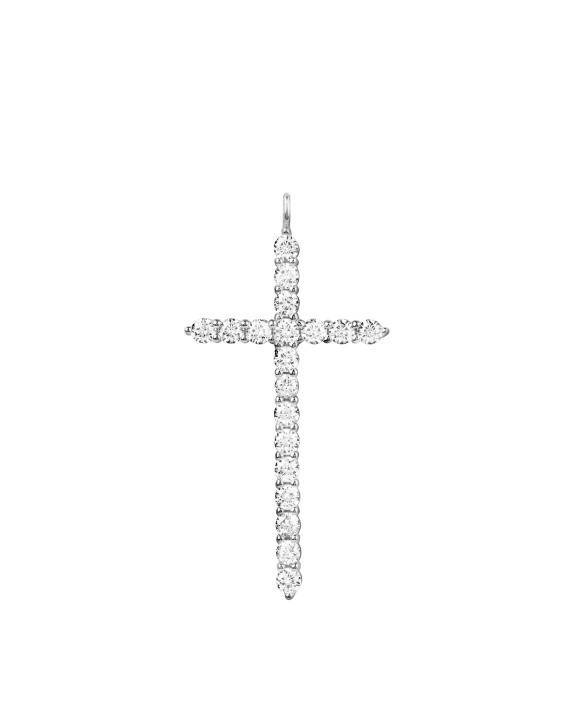 Large Cross Pendant Silver
