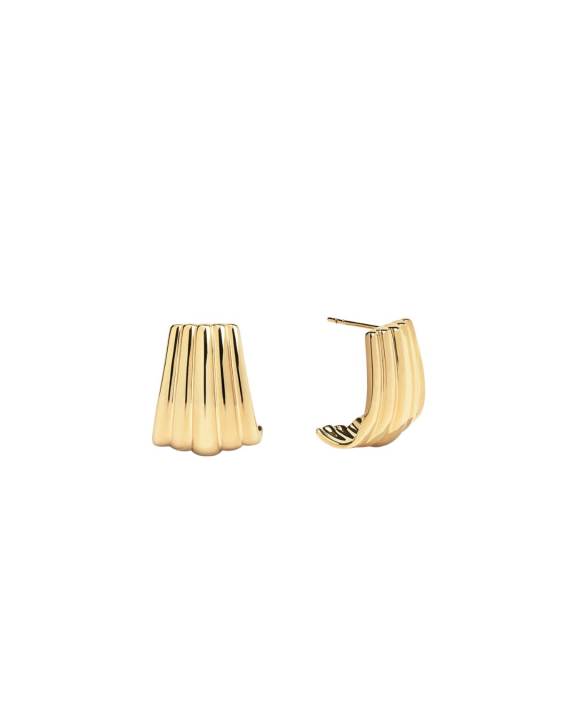 ANI Jewels - Draped Earrings Gold - Guldörhängen