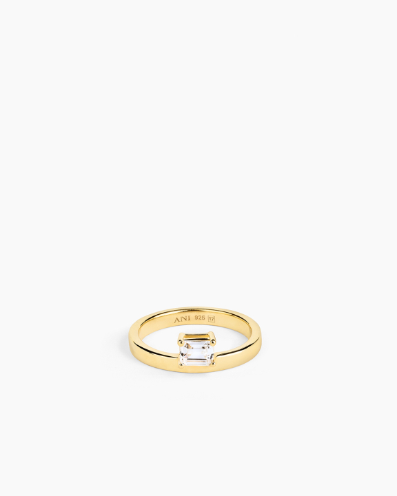 ANI Jewels - Sopra Emerald Ring Gold - Guldring