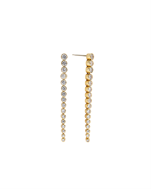 ANI Jewels - Drip Earrings Gold - Guldörhängen