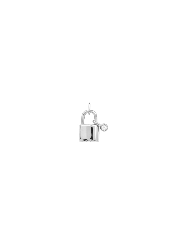Lock Charm Silver