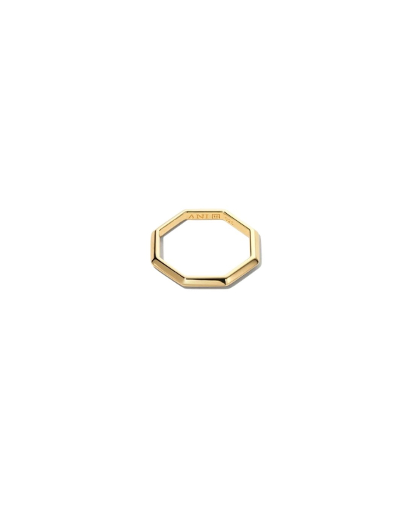 ANI Jewels - Triangle Octagon Ring Gold - Guldring