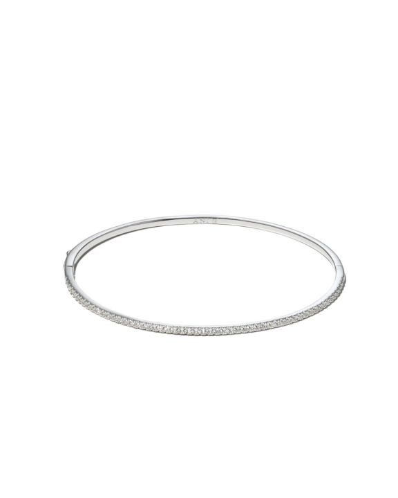 ANI Jewels - Stone Cuff Bracelet Silver - Silverarmband