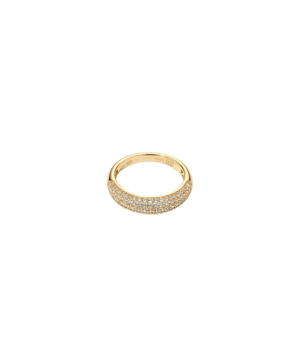 ANI Jewels - Half Pavé Ring Gold - Guldring