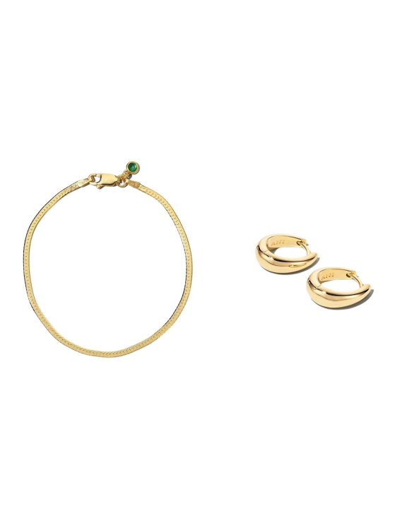ANI Jewels - Ellipse and Herringbone Kit - Gold