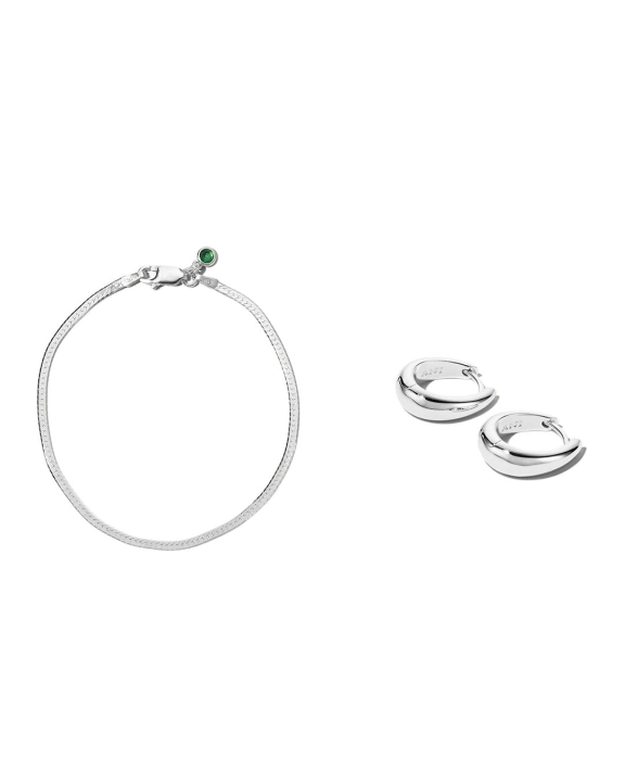 ANI Jewels - Ellipse and Herringbone Kit - Silver