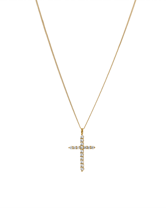 ANI Jewels - Cross Necklace Kit - Gold - Guldhalsband