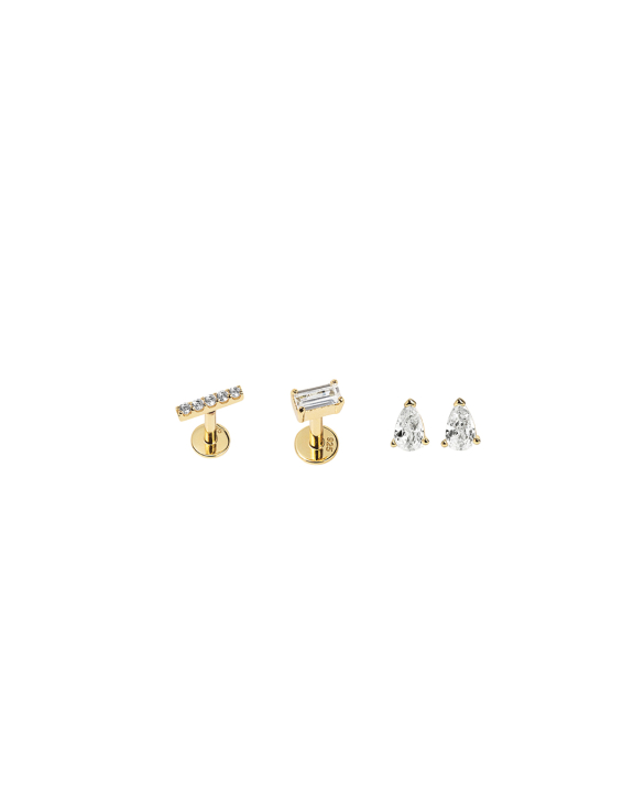 ANI Jewels - Labret and Stud Kit - Gold