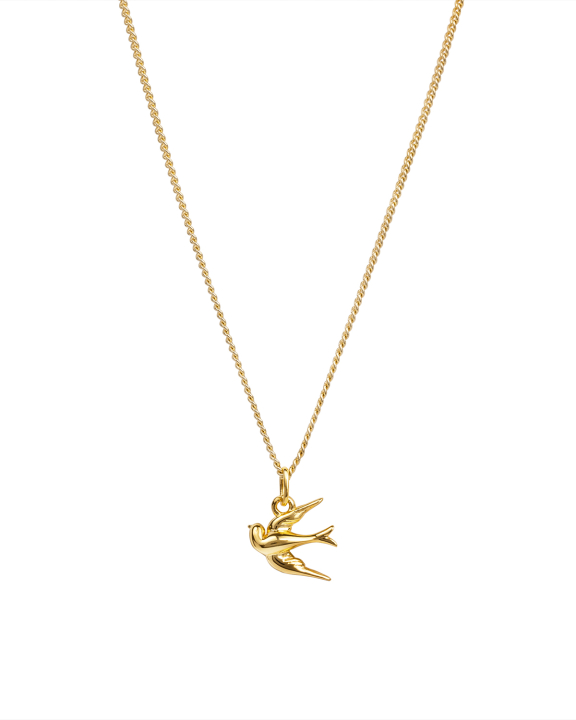ANI Jewels - Swallow Necklace Gold - Guldhalsband