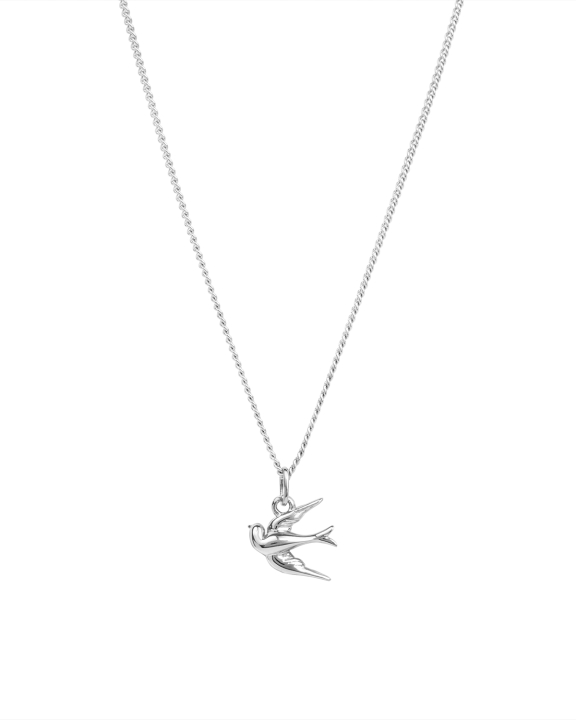 ANI Jewels - Swallow Necklace Silver - Silverhalsband