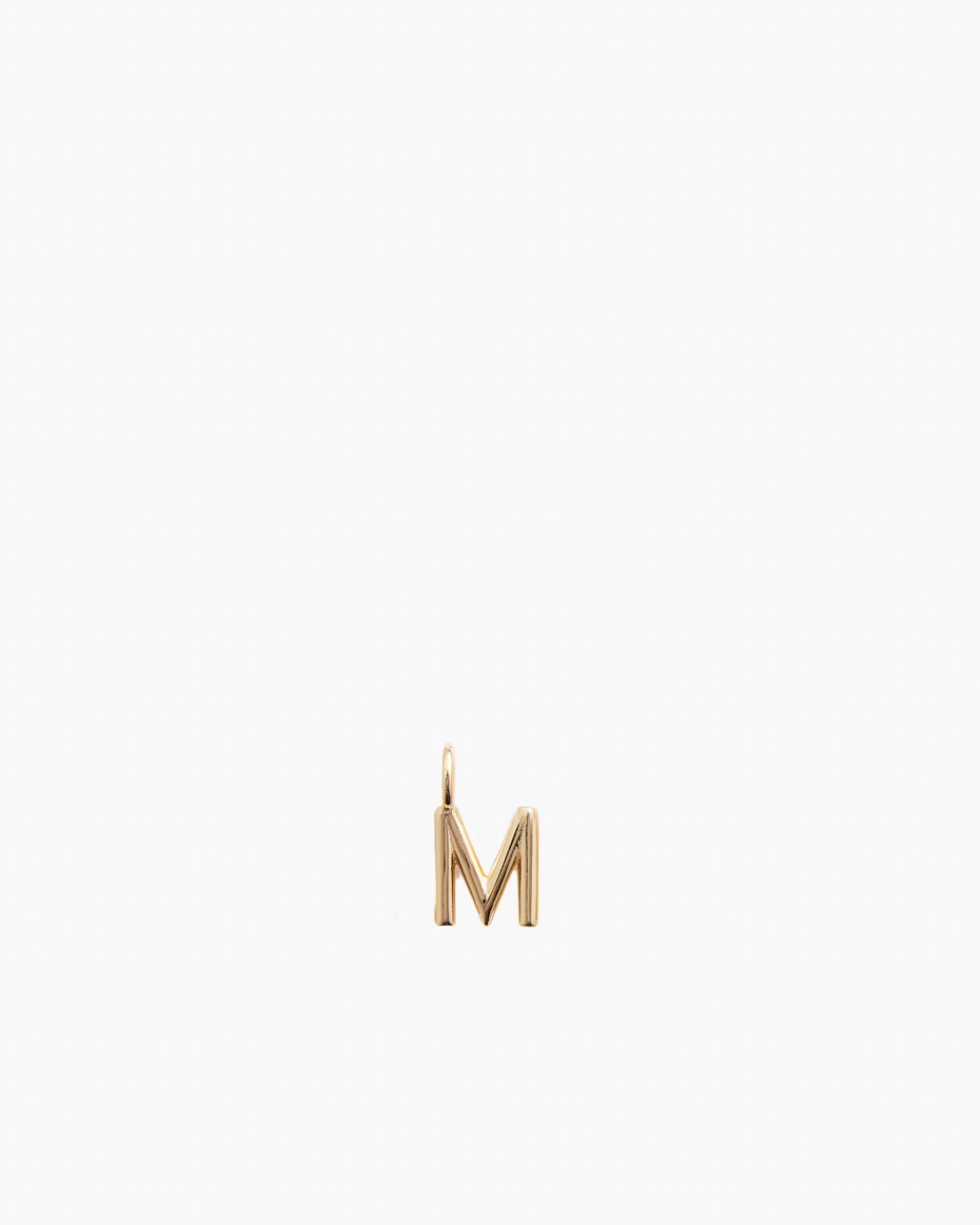 Letter Charm Gold
