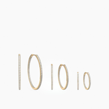 Stone Hoops Kit Gold