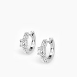 Solitaire Huggies Silver