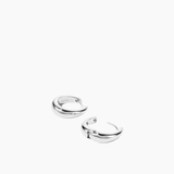 Ellipse Earrings Silver