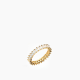 Eternity Baguette Ring Gold