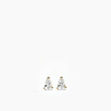 Pear Studs Small Gold