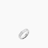 Pavé Chunky Octagon Ring Silver