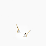 Pear Studs Small Gold