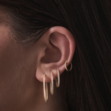 Eterno Hoops 15mm Gold