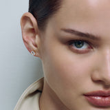 Stud Earrings Gold - 6 mm