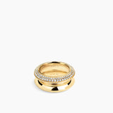 Rivetto Ring Large Gold