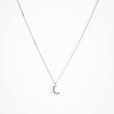 Moon Necklace Silver