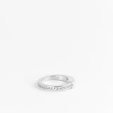 Pendome Introverso Pavé Ring Silver