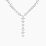 Flower Necklace Silver