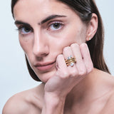 Sopra Doppio Pera Ring Gold