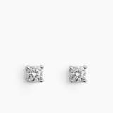 Stud Earrings Silver - 3 mm