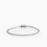 Tennis Bracelet Silver 2 mm