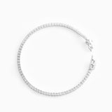 Tennis Bracelet Silver 2 mm