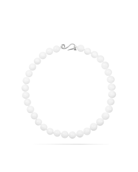 White Bead Necklace i gruppen Shop / Halsband hos ANI (ANI-0125-13)