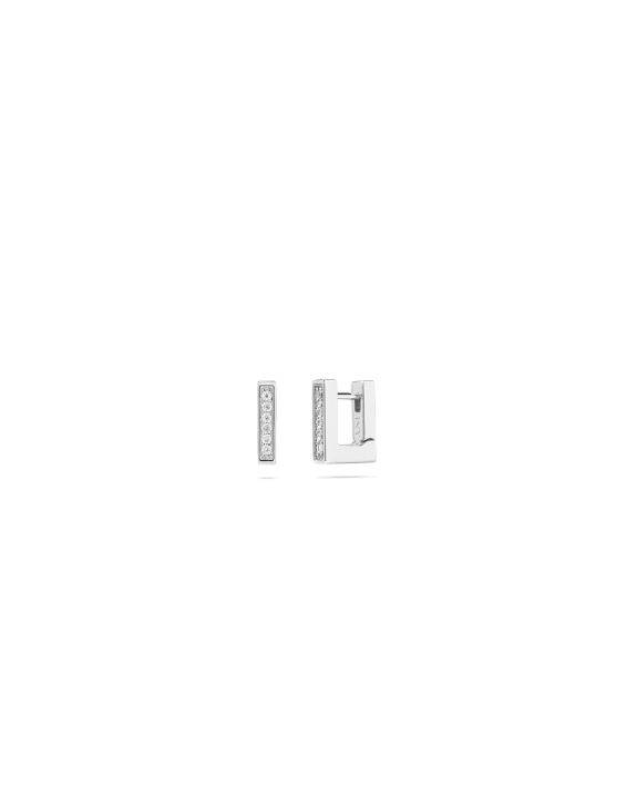 Pavé Pen Huggies Silver i gruppen Shop / Örhängen hos ANI (ANI-0125-34)