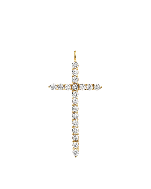 Large Cross Pendant Gold i gruppen Shop / Halsband hos ANI (ANI-0125-47)