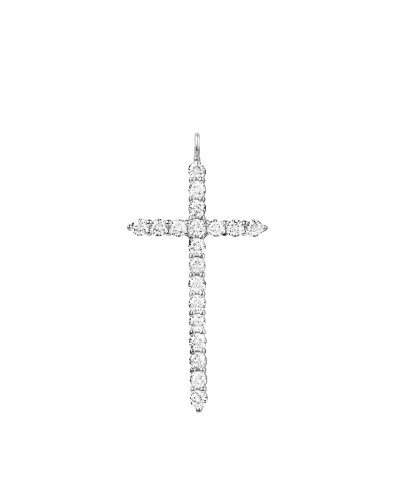 Large Cross Pendant Silver i gruppen Shop / Halsband hos ANI (ANI-0125-48)