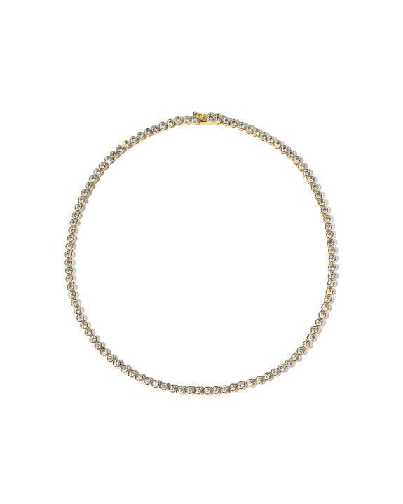 Bezel Necklace Gold i gruppen Shop / Halsband hos ANI (ANI-1024-019)