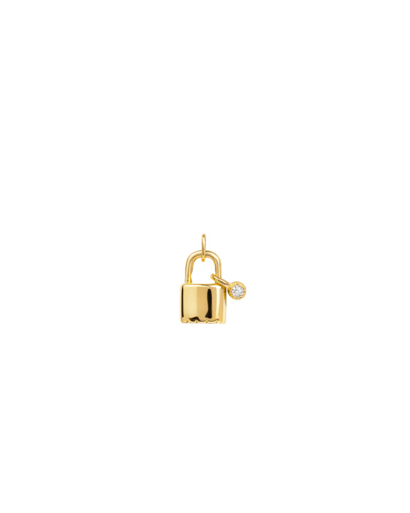 Lock Charm Gold i gruppen Shop / Halsband hos ANI (ANI-1124-05)