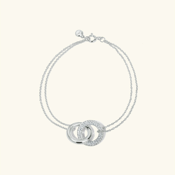 Dualité Bracelet Silver - 16 cm i gruppen Shop / Leaving soon hos ANI (ANI-1223-025)