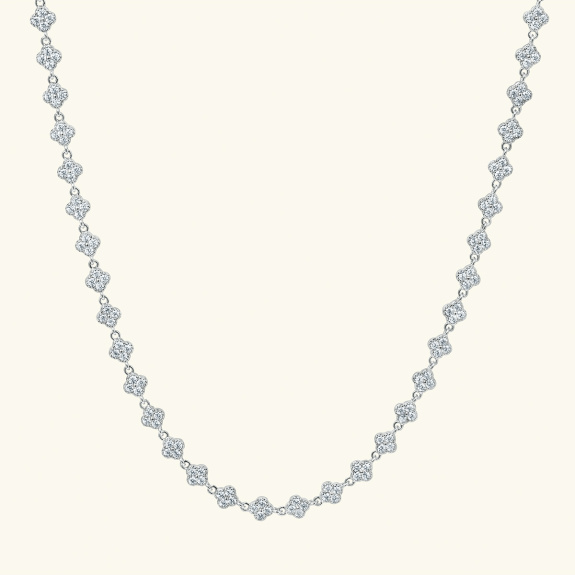 Blossom Necklace Silver i gruppen Shop / Halsband hos ANI (ANI-NE-01-002)