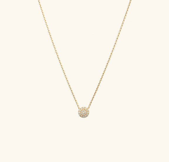 Snowball Necklace Gold i gruppen Shop / Halsband hos ANI (ANI03029)