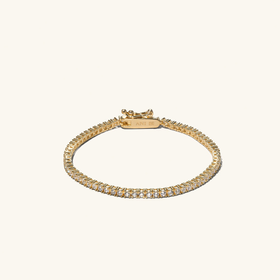 Tennis Bracelet White Gold i gruppen Shop / Armband hos ANI (ANI407)