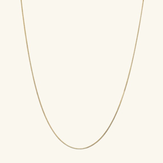 Thin Chain Necklace Gold - 45 cm i gruppen Shop / Halsband hos ANI (ANI628)