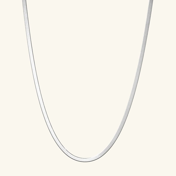 Herringbone Necklace Silver - 47 cm i gruppen Shop / Halsband hos ANI (ANI635)