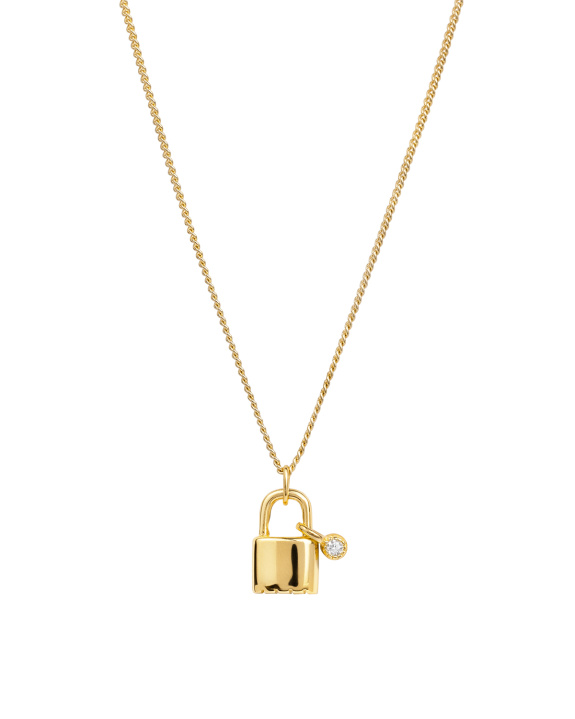 Lock Necklace Gold i gruppen Shop / Halsband hos ANI (ANI_SET_052)