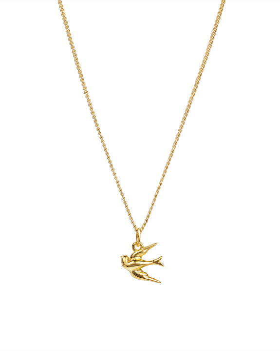 Swallow Necklace Gold i gruppen Shop / Halsband hos ANI (ANI_SET_054)